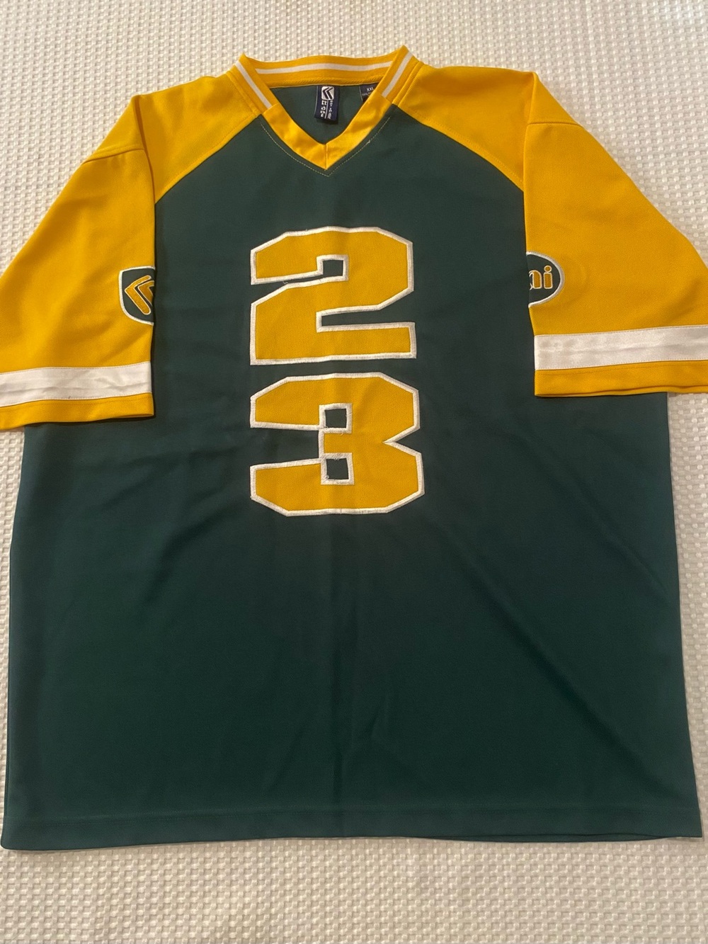 Karl Kani Green/Yellow Jersey #23